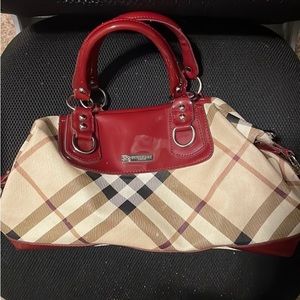 Authentic Burberry bag. 14 1/2 L. 5W. 8H